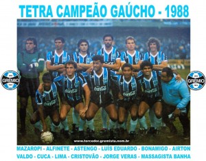1988 - Poster - Campeao Gaucho 1988