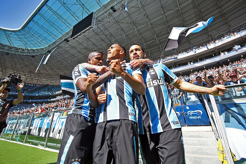 Teve um Pedro Rocha decisivo. Foto do Lucas Uebel/Grêmio Oficial