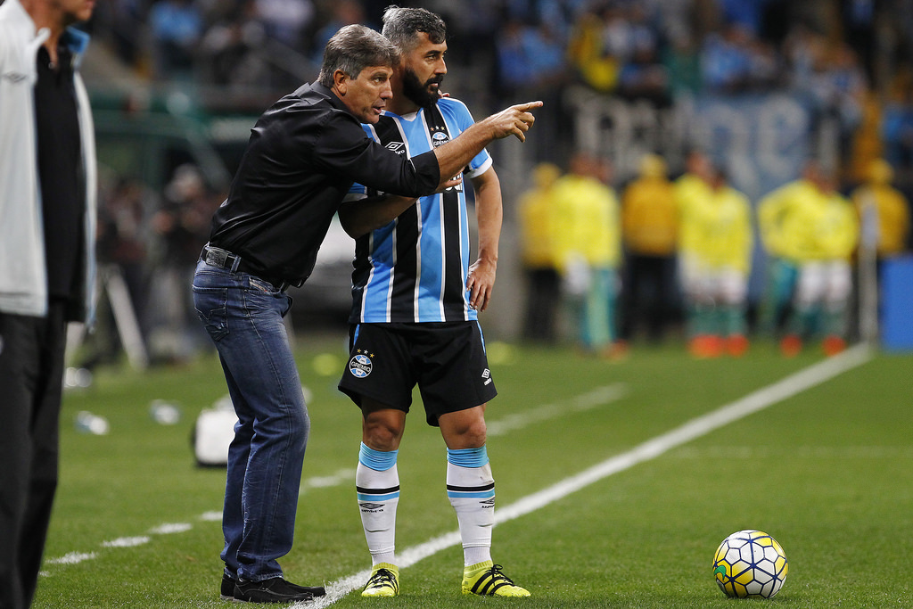 Renato: o cara. Foto: Lucas Uebel/Grêmio Oficial (via Flickr)